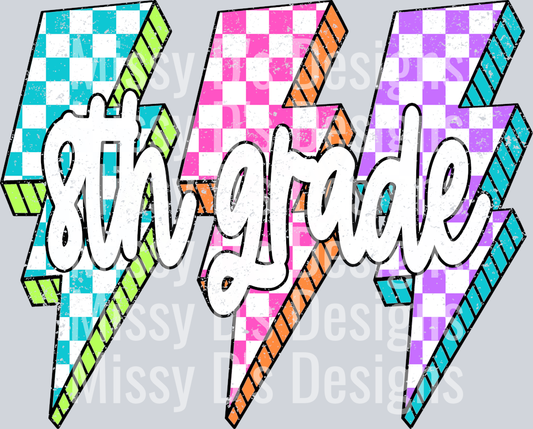 Lightning Bolt 8th Grade