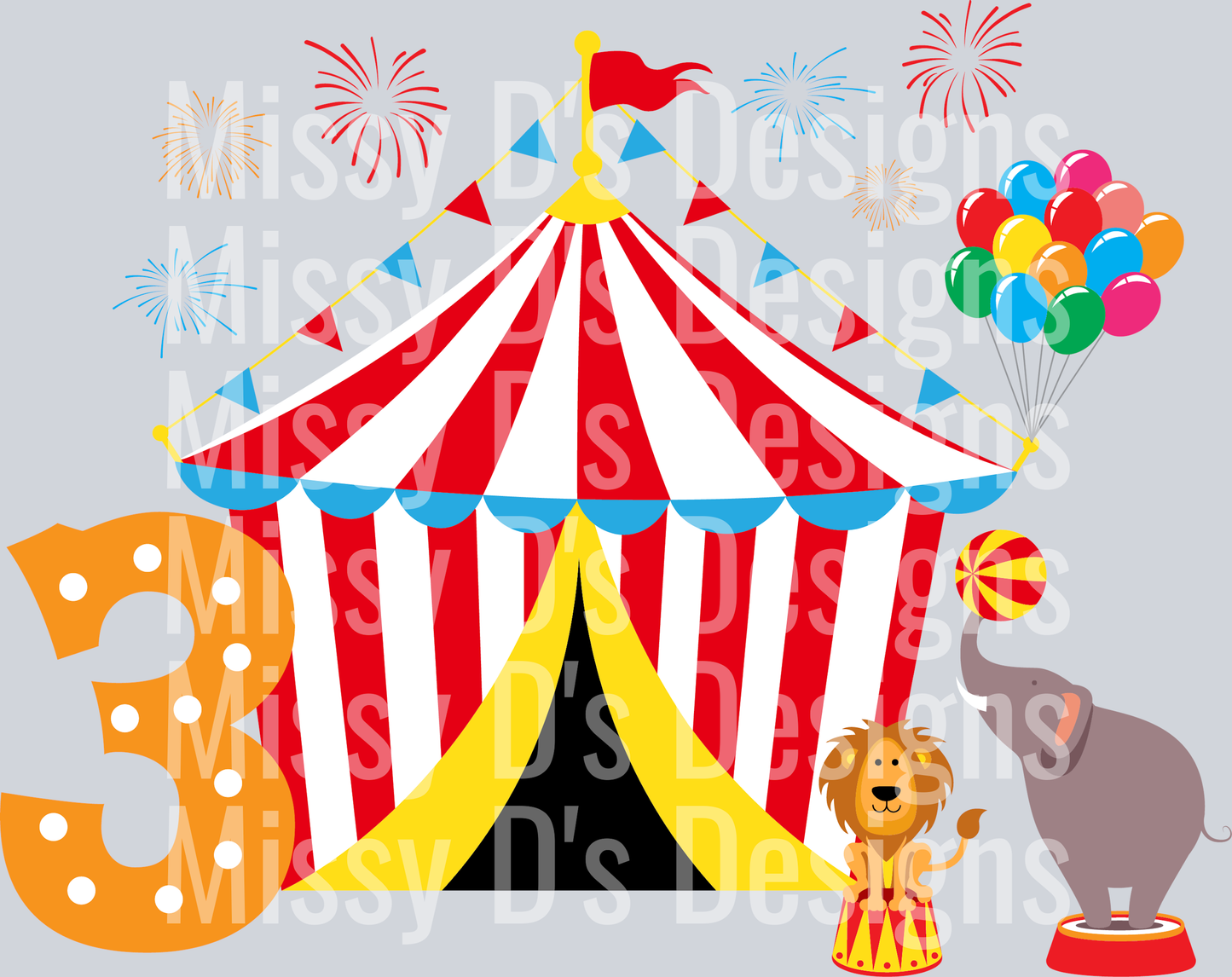 3rd Circus Birthday