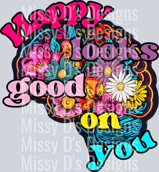 Happy looks good on you