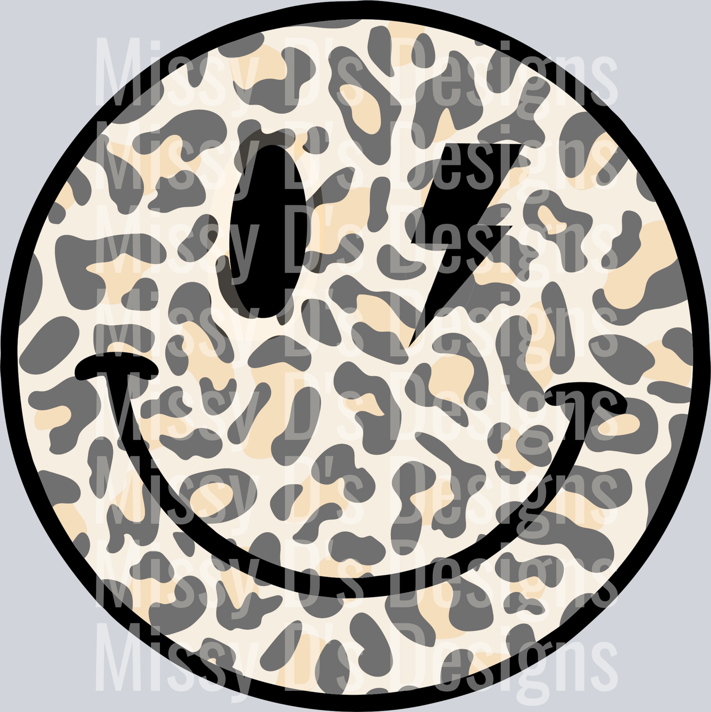 leopard smiley