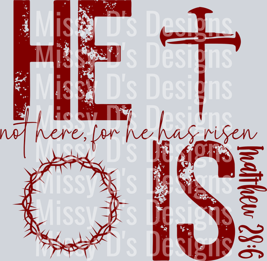 heisrisenmatthewRED