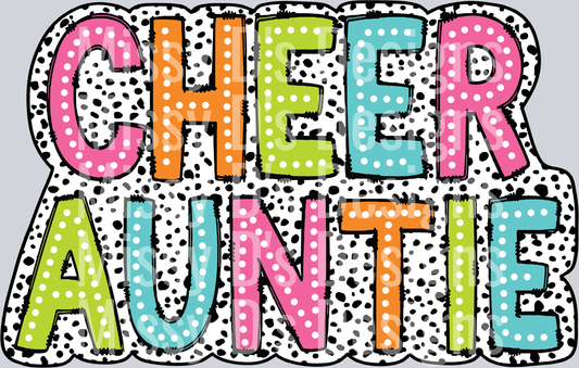 Cheer Auntie Dalmatian Dots PNG