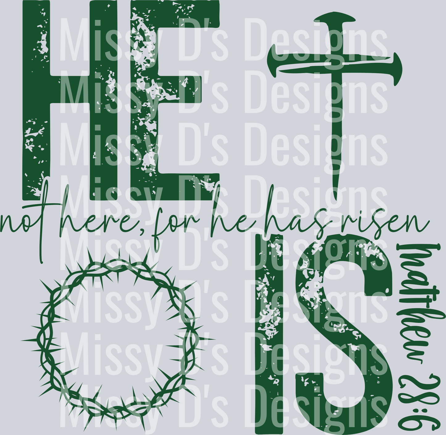 heisrisenmatthewGREEN
