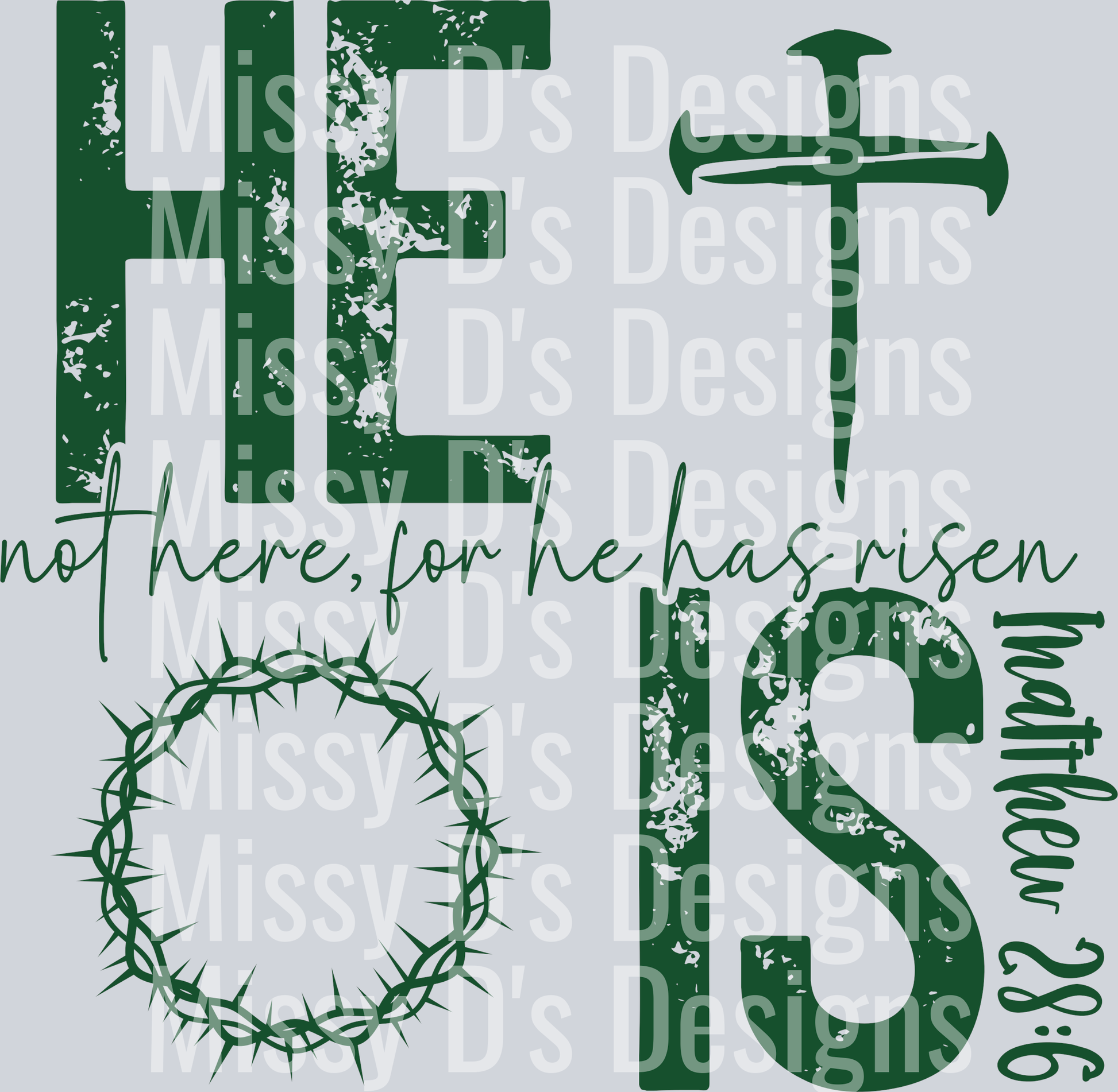 heisrisenmatthewGREEN