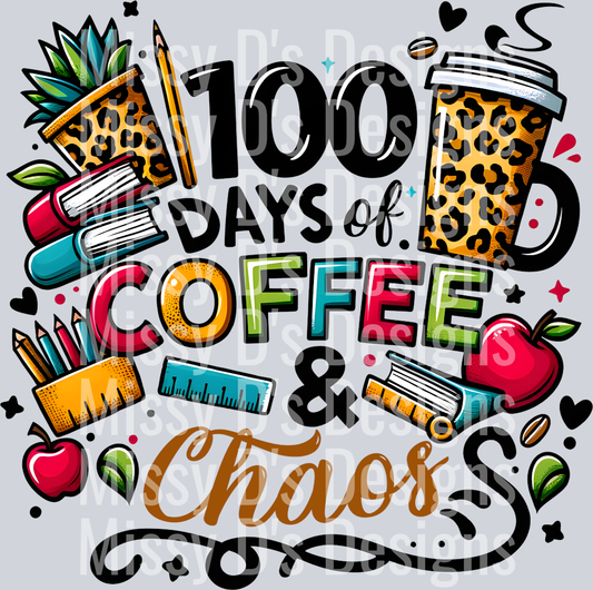 100 days of school  coffee