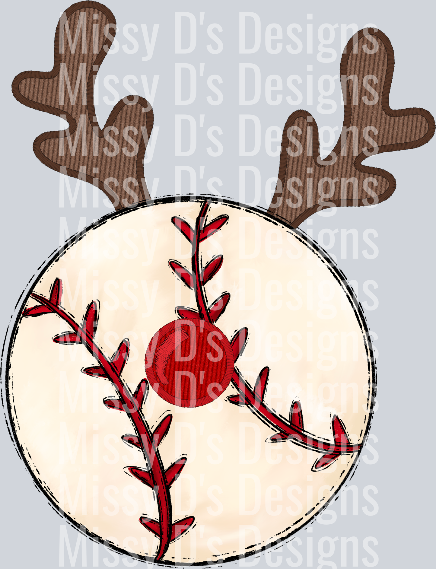 baseball reindeer