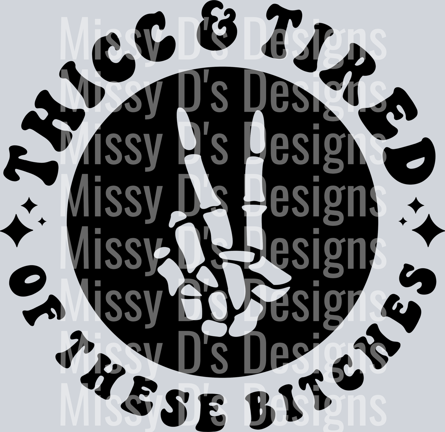 Thicc And Tired Of These Bitches Pocket Design