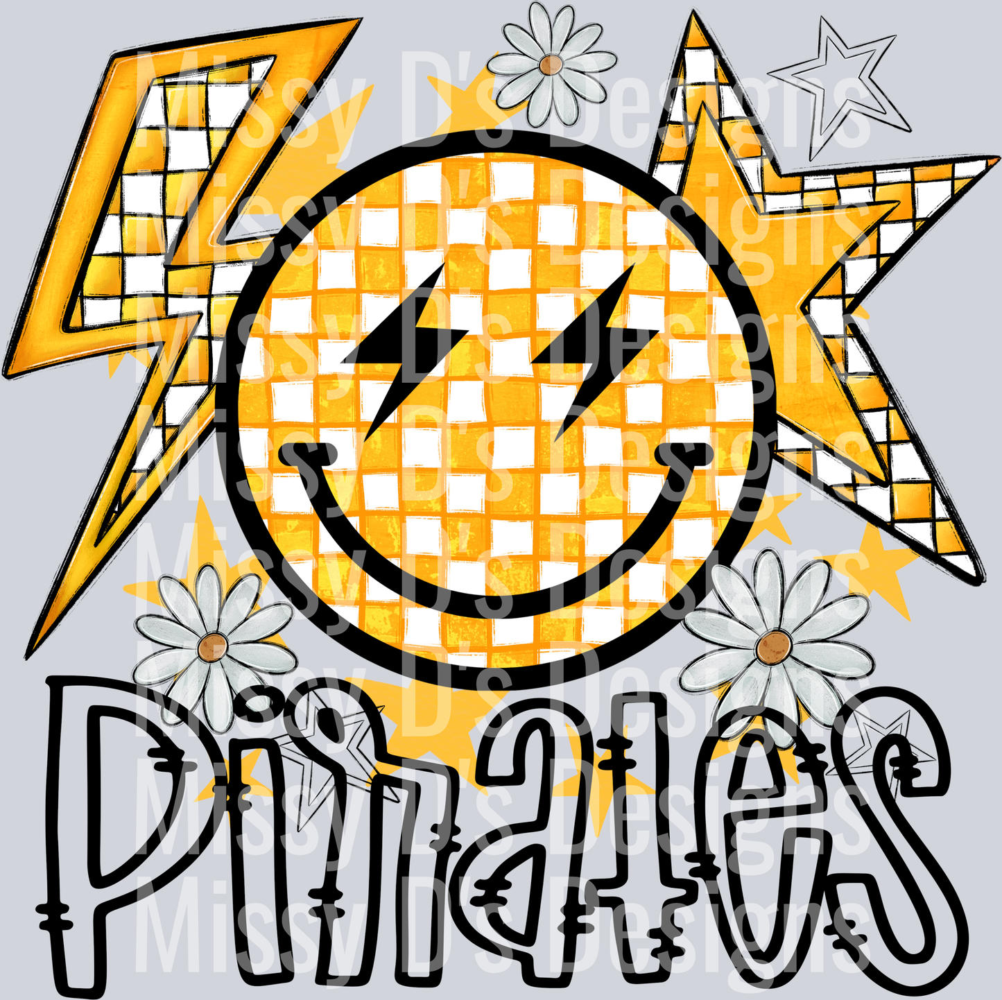 checkered lightning star pirates