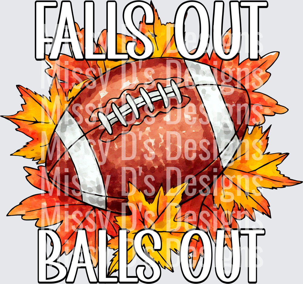 Falls out