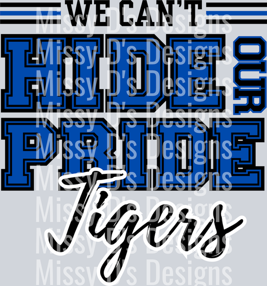 tigers blue black