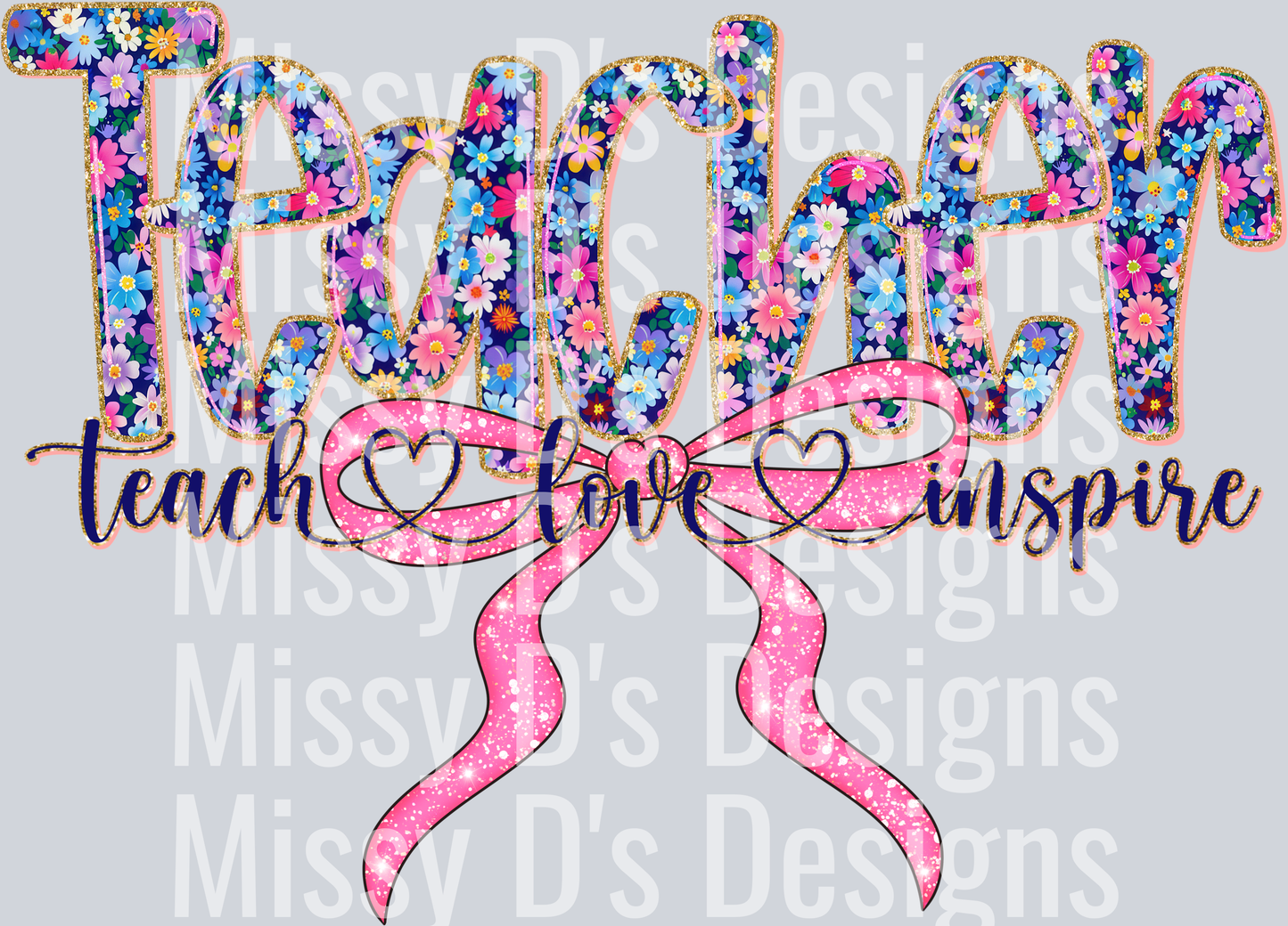 Teacher floral Coquette
