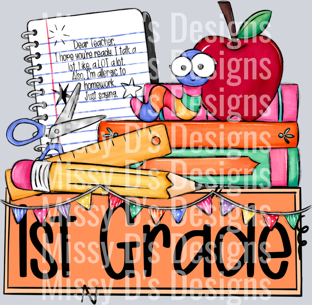 SchoolGradeNameplate1stGrade