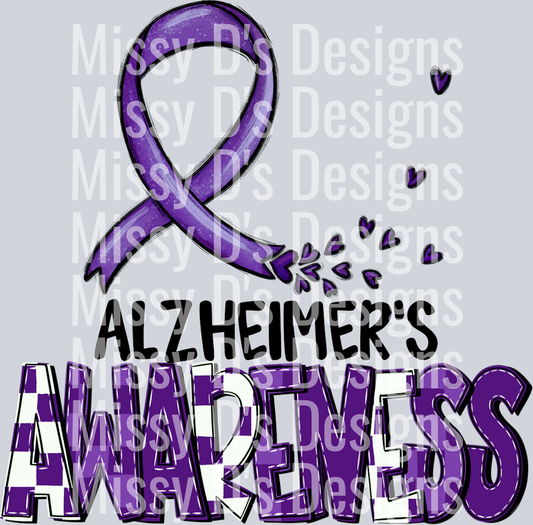 AwarenessALZHEIMERS Blk