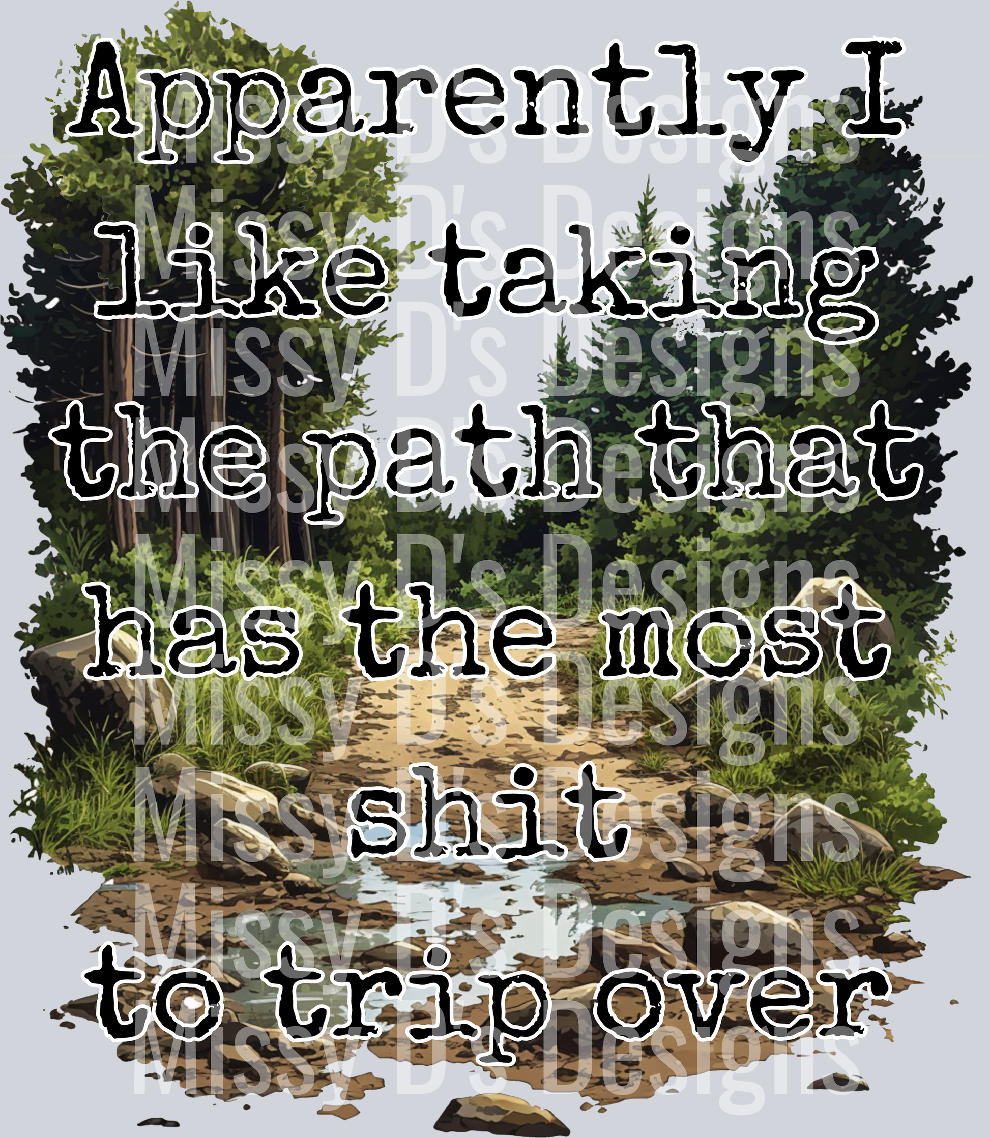 Path that has the most shit