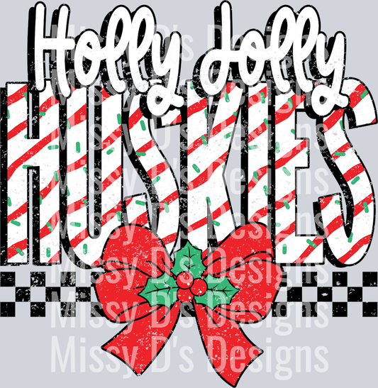 Holly Jolly Huskies