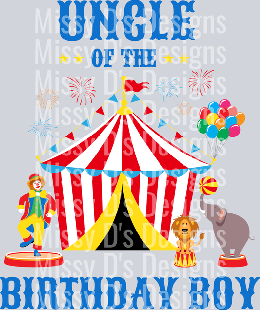 Uncle Birthday Boy Circus I