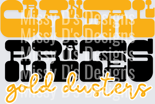 funky mascot crandall pirates gold dusters