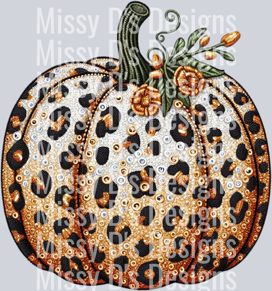 EMBROIDEREDLEOPARDPUMPKIN