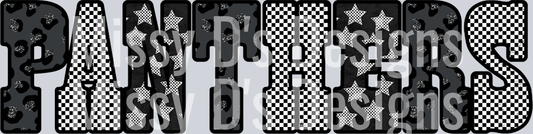 panthers Leopard Checkered Stars