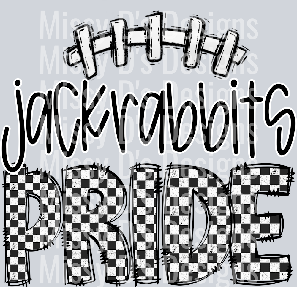 checkered PRIDE jackrabbits