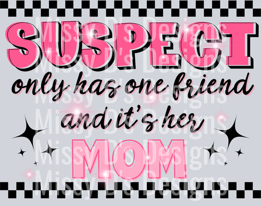Etsy Listing Suspect only has one friend and its her Mom
