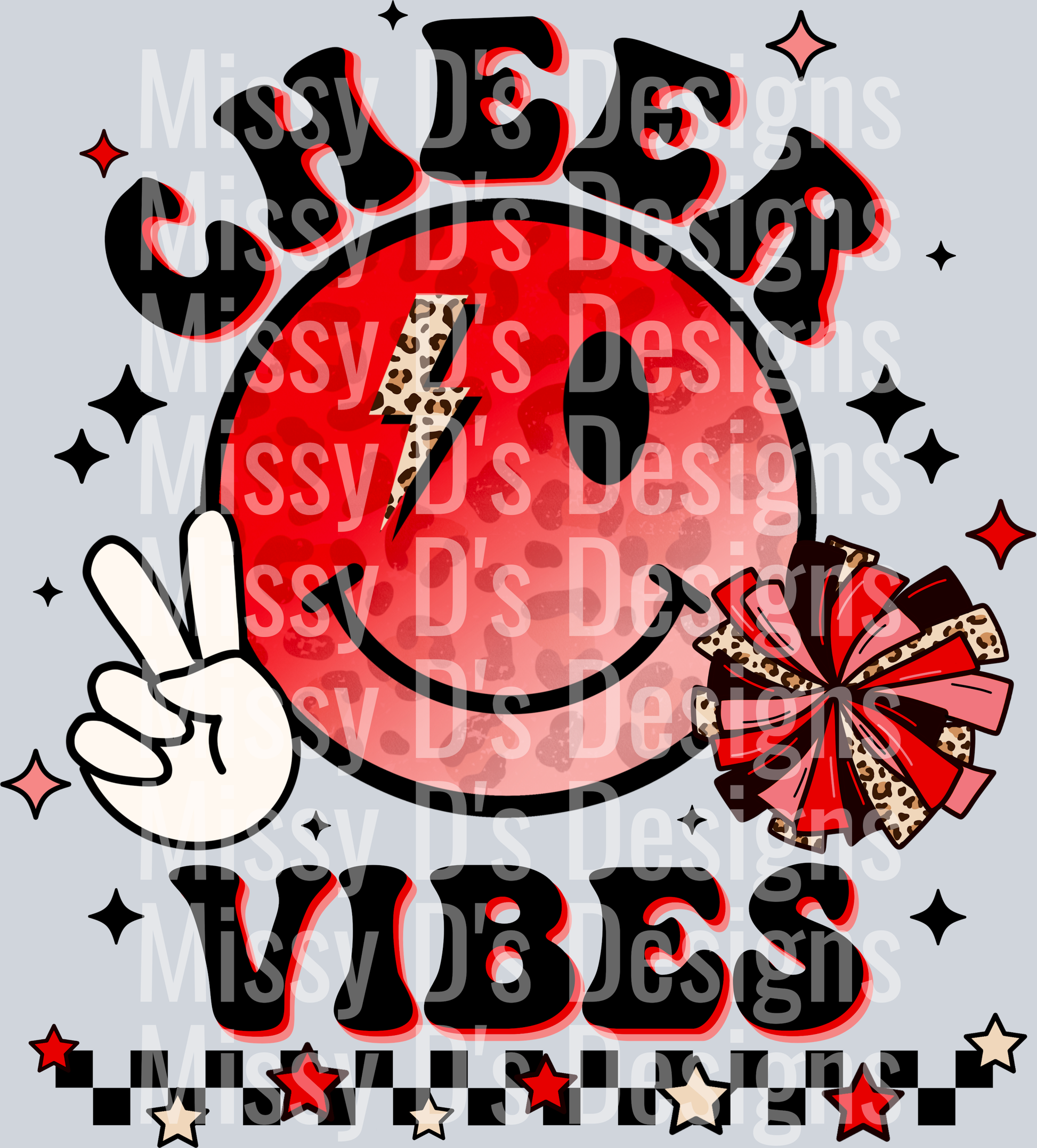 Cheer vibes red