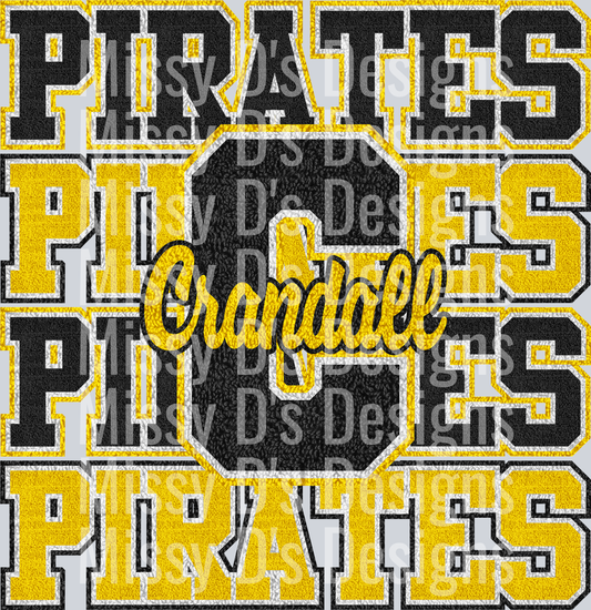 1Pirates Crandall Yellow Gold Black