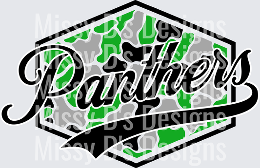 Camo Hexagon Mabank Panthers