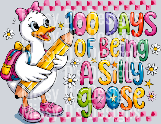 100 Days of School Goose
