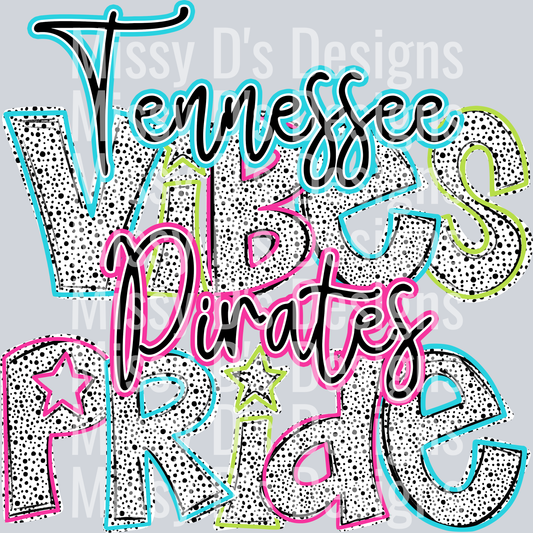 Vibes Pride dalmation Tennessee pirates