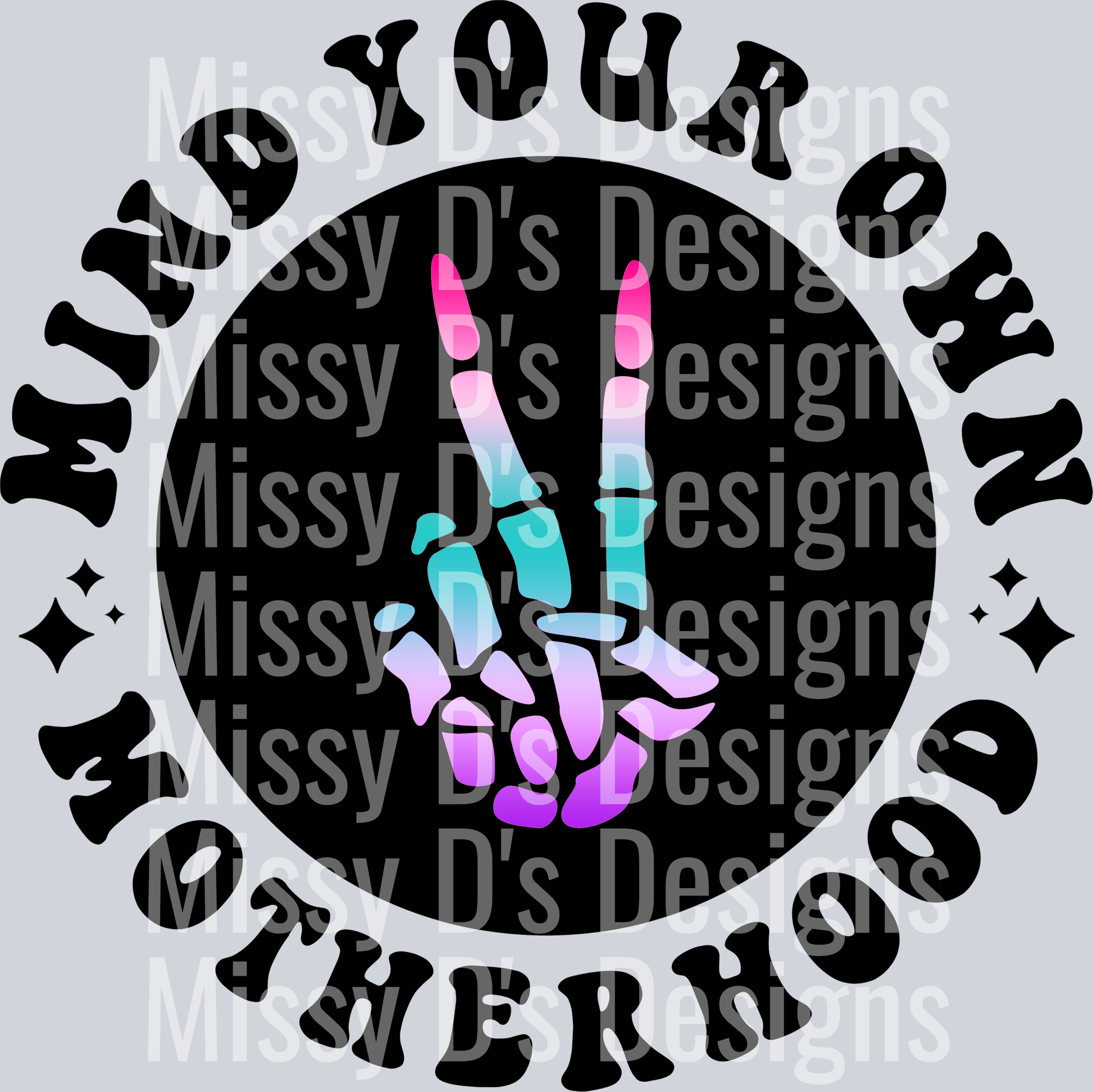 Color Mind Your Own Motherhood Pocket Design