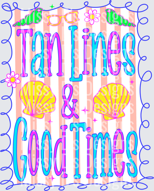 tan lines good times