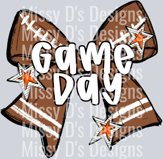FOOTBALL BOW ORANGE