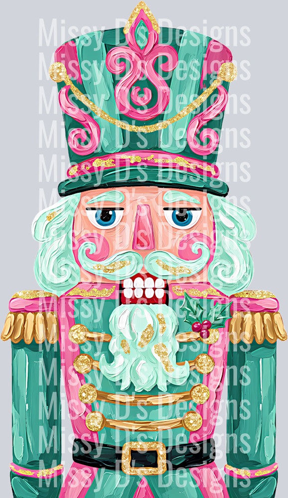 Hand Painted Brushstroke Nutcracker Png 1
