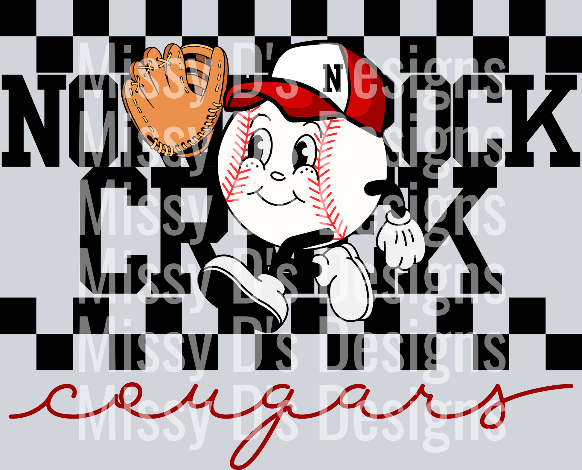 NRCRetroBaseballCheckered