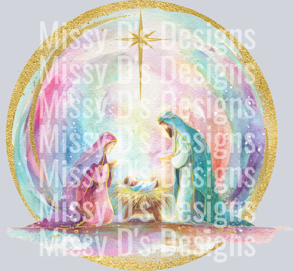watercolor nativity scene300dpi