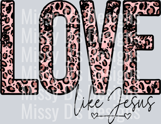 love like Jesus