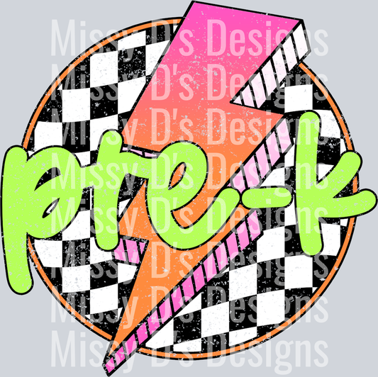 Checkered Lighting PreK