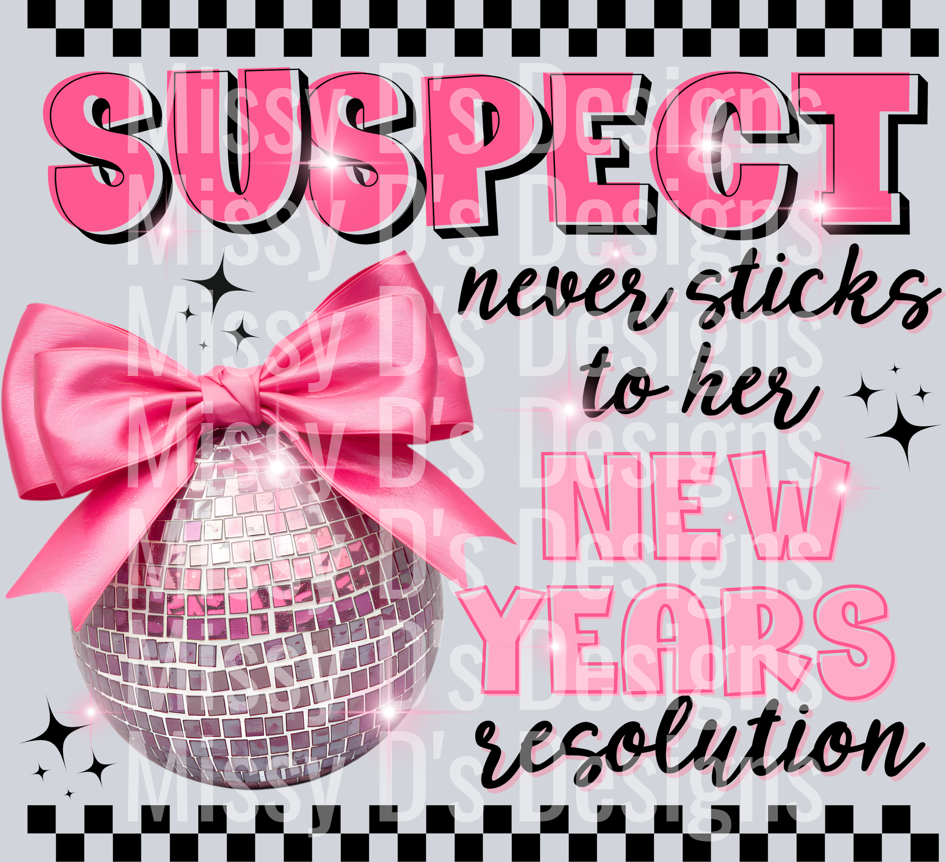 Suspect never sticks to her new years resolution