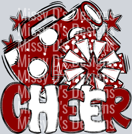 Maroon White 2