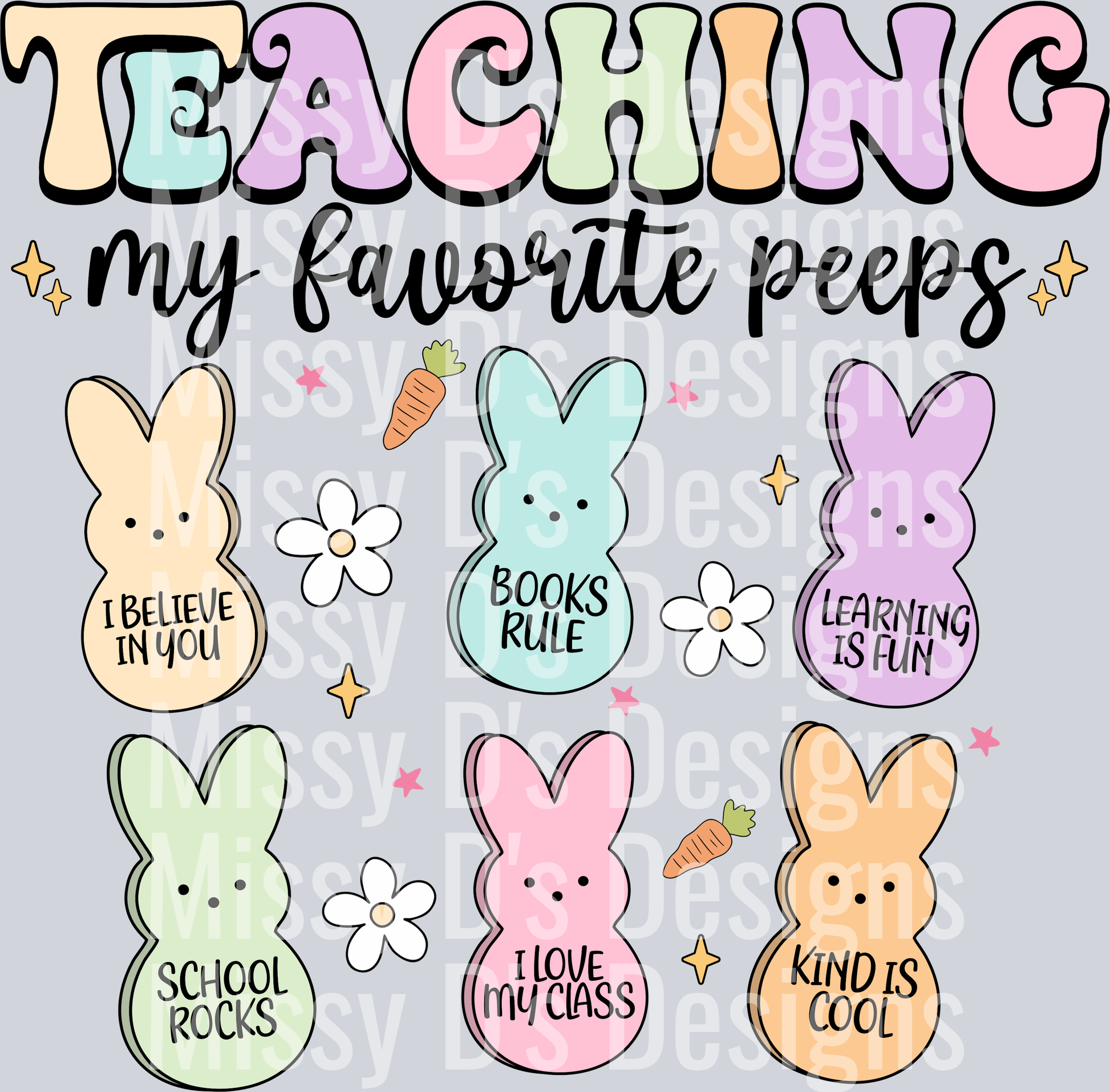 teaching my favorite peeps easter