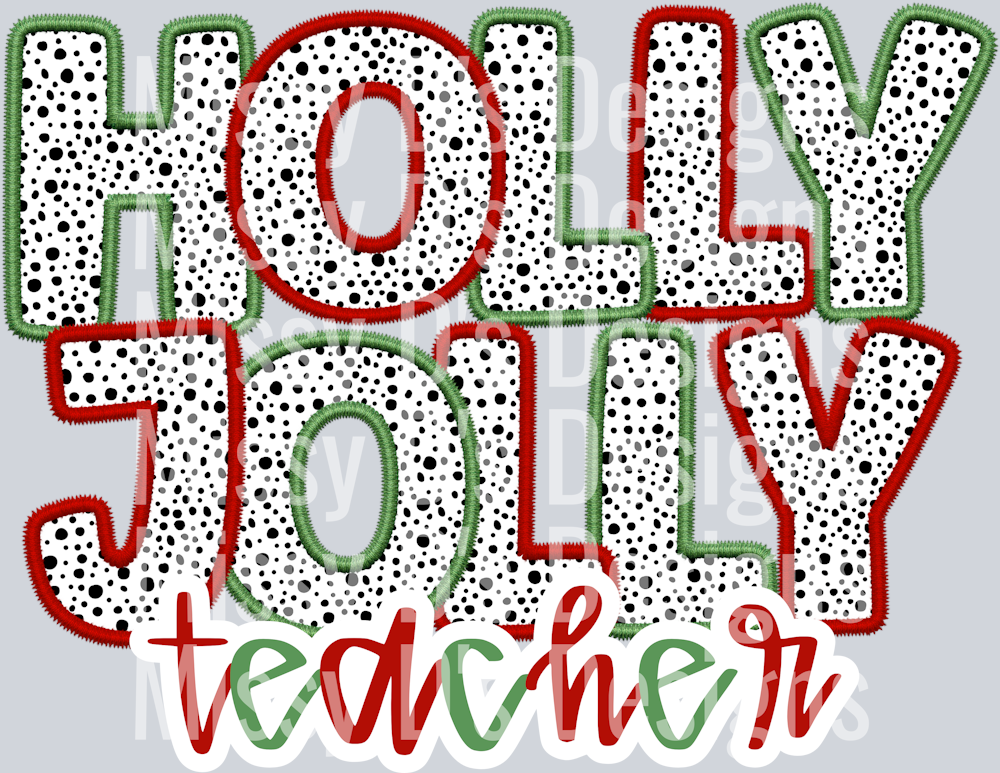 HOLLY JOLLY TEACHER (1)