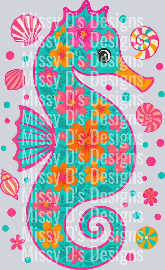 Seahorse Floral