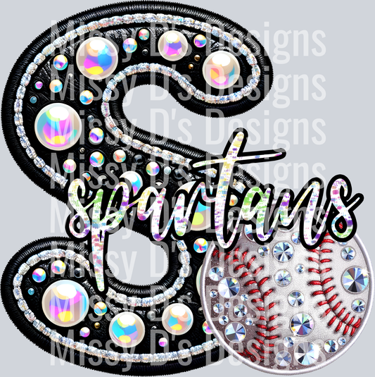 leather baseball spartans