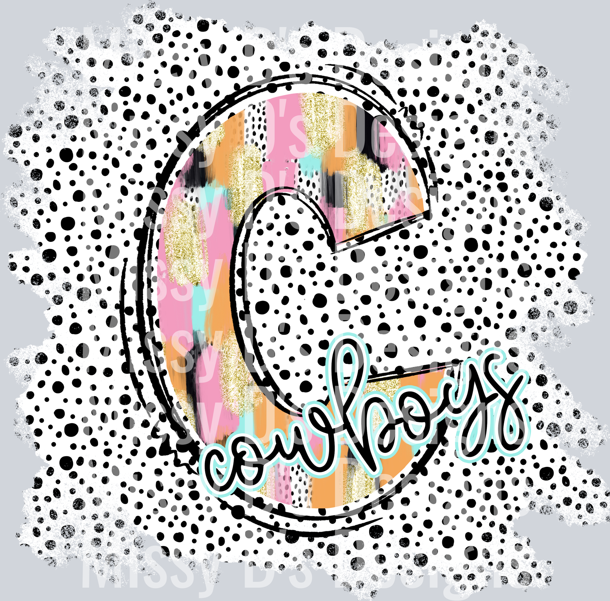 pink brushstroke alpha cowboys