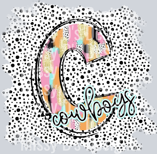 pink brushstroke alpha cowboys