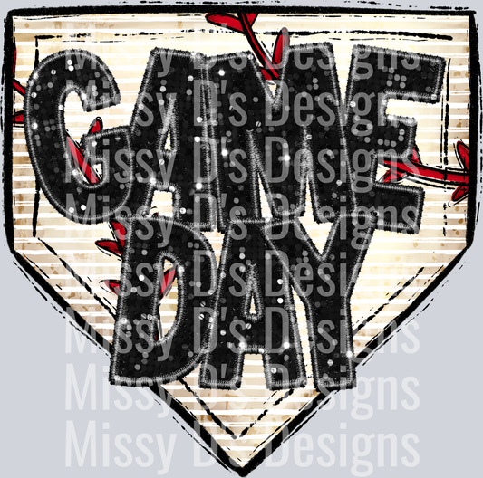 glitter baseball game day (2)
