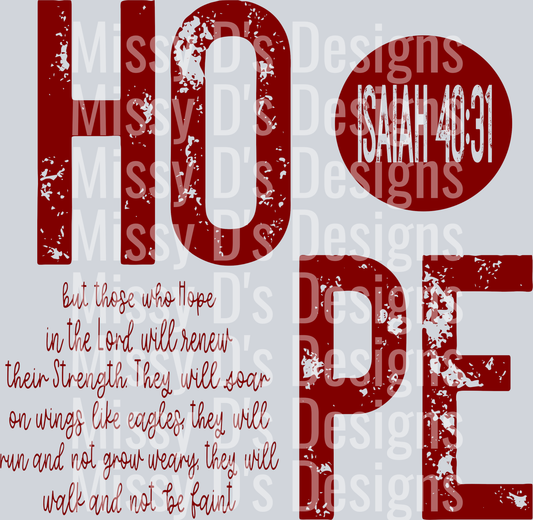 hopeisaiah40RED