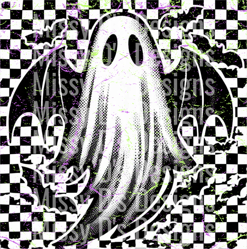 DISTRESSEDCHECKEREDGHOSTIEGRUNGE