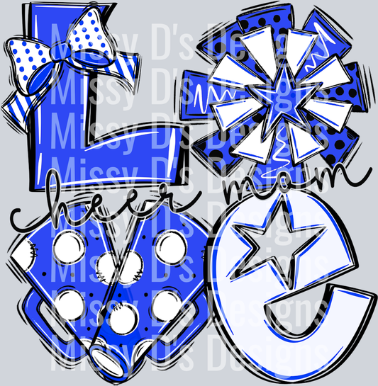 LoveCheerblueblkwhtmom
